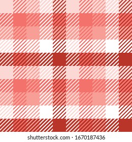 Plaid or tartan vector is background or texture in many color of graphic design