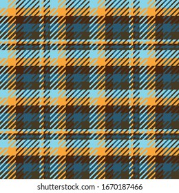 Plaid or tartan vector is background or texture in many color of graphic design