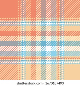 Plaid or tartan vector is background or texture in many color of graphic design