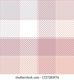 Plaid or tartan vector is background or texture in many color of graphic design
