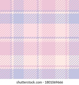 Plaid or tartan vector is background or texture in many color of graphic design