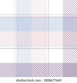 Plaid or tartan vector is background or texture in many color of graphic design