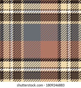 Plaid or tartan vector is background or texture in many color of graphic design