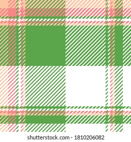 Plaid or tartan vector is background or texture in many color of graphic design