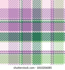 Plaid or tartan vector is background or texture in many color of graphic design