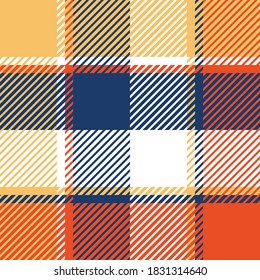 Plaid or tartan vector is background or texture in many color of graphic design