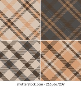 Plaid or tartan vector is background or texture in many color