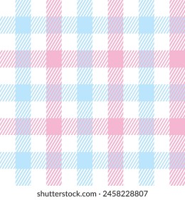 Plaid or tartan vector is background texture in many color