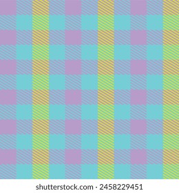 Plaid or tartan vector is background texture in many color