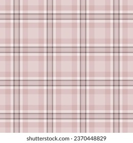 Se coloca el patrón textil de fondo sin costuras de tela con un tartán de textura vectorial en colores claros y pastel.