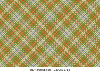 Plaid texture seamless. Vector pattern fabric. Textile check tartan background in light and red colors.