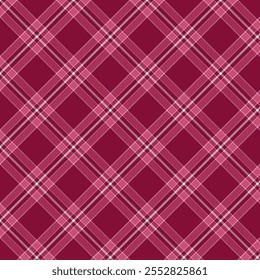 Plaid with twill weave repeat pattern.Check tartan  gingham seamless pattern for Christmas.Geometric graphic vector illustration background design for fabric and prints.