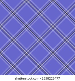 Plaid with twill weave repeat pattern.Checkered tartan gingham seamless pattern in purple.Geometric graphic vector illustration background design for fabric and prints.