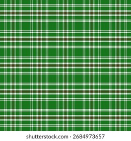 Repleto com sarja tecer repetição padrão.Checkered tartan padrão sem emenda em verde branco vermelho.Gingham geométrica vetor ilustração projeto de fundo para tecido e impressões.
