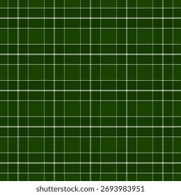 Repleto com sarja tecer repetição padrão.Checkered tartan gingham padrão sem costura em verde.Vetor gráfico ilustração projeto de fundo para tecido e impressões.
