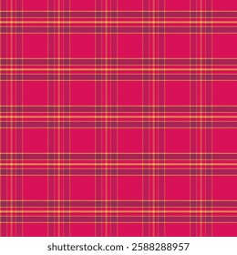 Plaid with twill weave repeat pattern.Colorful checkered tartan gingham seamless pattern.Geometric graphic vector illustration background design for fabric and prints.