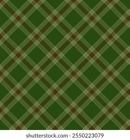 Plaid with twill weave repeat pattern.Gingham seamless pattern for Christmas.Checkered tartan Geometric graphic vector illustration background design for fabric and print.
