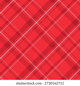 Repleto com sarja tecer padrão sem emenda em vermelho.Checkered tartan repetir padrão.Vetor ilustração geométrica fundo para tecido e impressões.