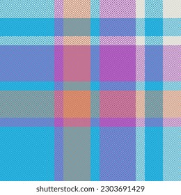 Plaid vector background. Texture tartan textile. Fabric seamless check pattern in red and purple colors.