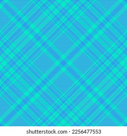 Plaid vector pattern. Fabric tartan check. Texture background seamless textile in blue and green colors.