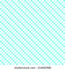 Plaid vector seamless pattern. Endless texture can be used for wallpaper, fill, web background, texture. Monochrome geometric ornament. Square shapes. White and blue colors.