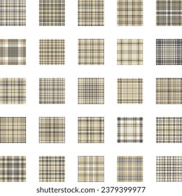 Vector revestido color dorado sin fisuras. Fijar las vacaciones de fondo de oro y textura de tela gris.