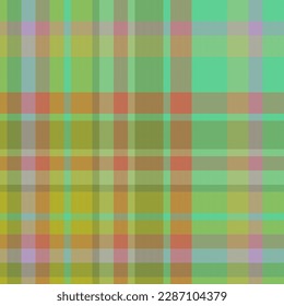 Plaid vector textile. Pattern tartan seamless. Fabric texture check background in yellow and lime colors.