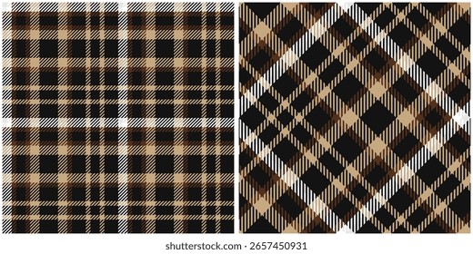 Patrón de cuadros sin costuras. Patrón de cuadros para bufanda, vestido, falda, otro diseño moderno de textiles de moda de primavera otoño invierno.