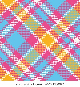 Plaids Pattern Seamless. Checker Pattern Seamless Tartan Illustration Vector Set for Scarf, Blanket, Other Modern Spring Summer Autumn Winter Holiday Fabric Print.