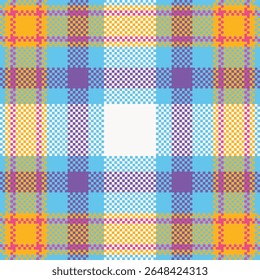 Plaids Pattern Seamless. Checker Pattern Traditional Scottish Woven Fabric. Lumberjack Shirt Flannel Textile. Pattern Tile Swatch Included.