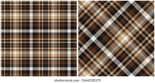 Patrón de cuadros sin costuras. Patrón de tablero de ajedrez Vector de ilustración de tartán sin costuras para bufanda, manta, otra impresión moderna de tela de Festiva de primavera, verano, otoño e invierno.