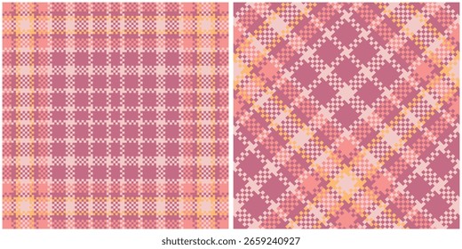 Plaids Pattern Seamless. Checkerboard Pattern Template for Design Ornament. Seamless Fabric Texture.