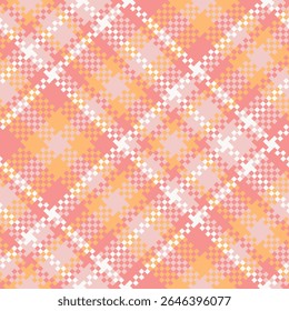 Plaids Pattern Seamless. Checkerboard Pattern Traditional Scottish Woven Fabric. Lumberjack Shirt Flannel Textile. Pattern Tile Swatch Included.