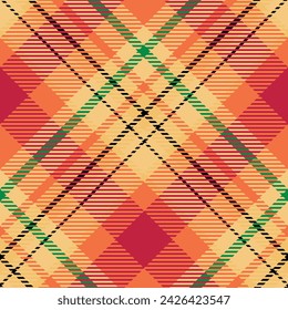Plaids Pattern Seamless. Classic Plaid Tartan Traditional Scottish Woven Fabric. Lumberjack Shirt Flannel Textile. Pattern Tile Swatch Included.
