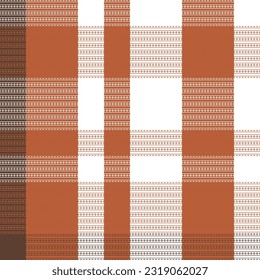 Plaids Pattern Seamless. Classic Scottish Tartan Design. Traditional Scottish Woven Fabric. Lumberjack Shirt Flannel Textile. Pattern Tile Swatch Included.
