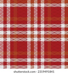 Plaids Pattern Seamless. Classic Scottish Tartan Design. Traditional Scottish Woven Fabric. Lumberjack Shirt Flannel Textile. Pattern Tile Swatch Included.