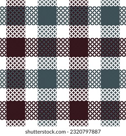 Plaid Muster Nahtlos. Classic Scottish Tartan Design. Flannel Shirt Tartan Muster. Trendfarbene Fliesen für Tapeten.
