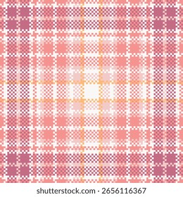 Plaids padrão sem emenda. Modelo de padrões Gingham para design de ornamento. Textura de malha perfeita.