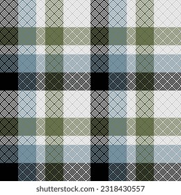 Plaids Pattern Seamless. Scottish Plaid, Traditional Scottish Woven Fabric. Lumberjack Shirt Flannel Textile. Pattern Tile Swatch Included.