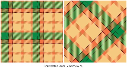 Patrón de cuadros sin costuras. Escocesa a cuadros, para la impresión de la camisa, ropa, vestidos, manteles, mantas, ropa de cama, papel, edredón, tela y otros productos textiles.