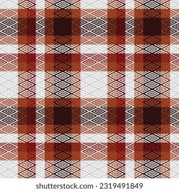 Plaid Muster Nahtlos. Tartan Plaid Vector Seamless Muster. Nahtlose Tartan Illustration Vector Set für Scarf, Blanket, andere moderne Frühjahrsferien Herbst Winter Feiertage Stoffdruck.
