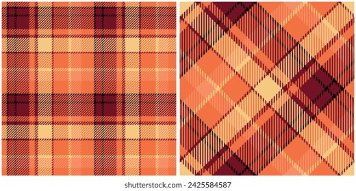 Patrón de cuadros sin costuras. Tartan Plaid Vector Seamless Pattern. para la impresión de la camisa, ropa, vestidos, manteles, mantas, ropa de cama, papel, edredón, tela y otros productos textiles.