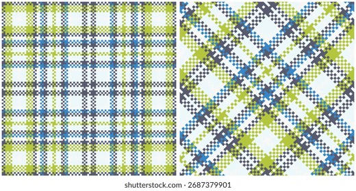 Plaids Pattern Seamless. Tartan Plaid Vector Seamless Pattern. Template for Design Ornament. Seamless Fabric Texture.