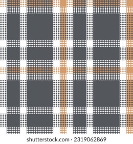 Plaids Pattern Seamless. Traditional Scottish Checkered Background. Traditional Scottish Woven Fabric. Lumberjack Shirt Flannel Textile. Pattern Tile Swatch Included.