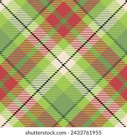 Plaids Pattern Seamless. Traditional Scottish Checkered Background. Traditional Scottish Woven Fabric. Lumberjack Shirt Flannel Textile. Pattern Tile Swatch Included.