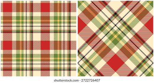 Plaids padrão sem emenda. Tradicional Escocês Checkered Fundo. para cachecol, vestido, saia, outro moderno primavera outono inverno moda têxtil