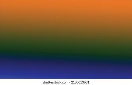 plain background in dark blue, dark green and orange