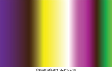 plain background in  dark brown, yellow, white and green colors