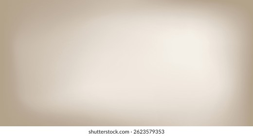 Plain Beige Colored Background with Subtle Gradient for Studio or Design Use