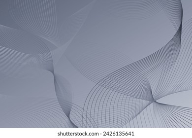 A plain blue background with intersecting lines and curved formations